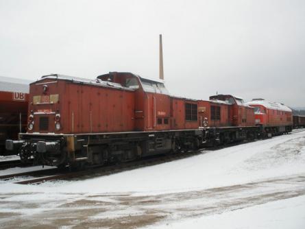 01.02.2009 im Bahnhof Saalfeld (Saale)