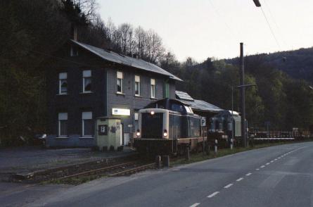 21.04.1992 im früheren Bahnhof Milspe Tal