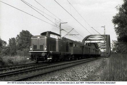 02.06.1971 zwischen Augsburg-Hochzoll und Hbf