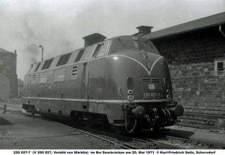 20.05.1971 im Bw Saarbrücken