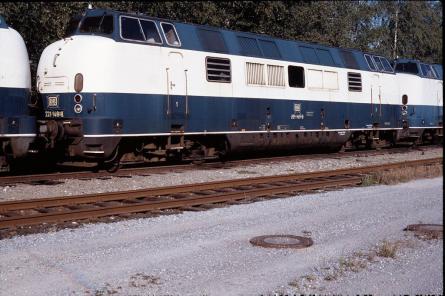 04.09.1991 im Bw Rosenheim