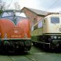 220 004-6 + 151 103-9 1975-05-04 Würzburg, Foto Werner & Hansjörg Brutzer