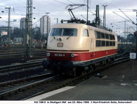 23.03.1985 in Stuttgart Hbf