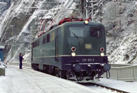 30.12.1985 im Bahnhof Triberg