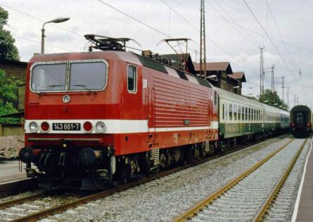 Juni 1993 Bahnhof Lübbenau