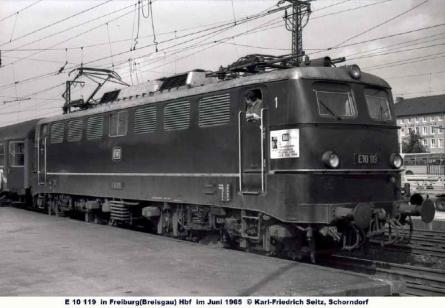 Juni 1965 in Freiburg(Breisgau) Hbf