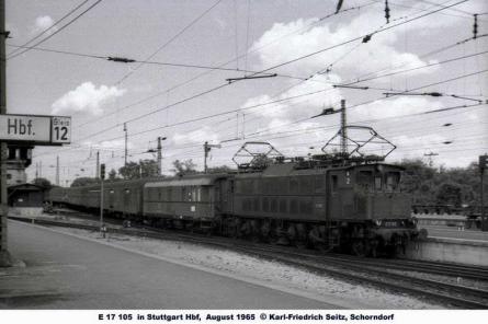 August 1965 in Stuttgart Hbf