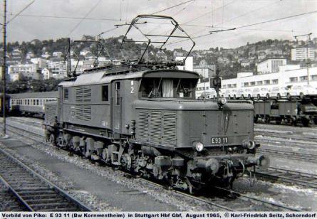 August 1965 in Stuttgart Hbf Gbf