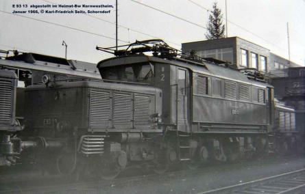 Januar 1966 im Bw Kornwestheim