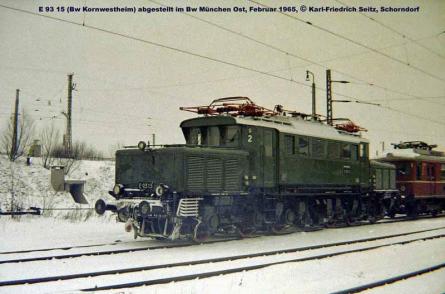 Februar 1965 im Bw München Ost