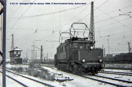 Januar 1966 in Stuttgart Hbf