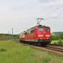 151 001-5 + 113 267-9 2019-05-24 Großeutersdorf, Foto Alexander Hertel