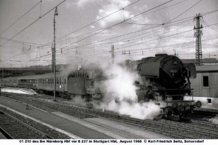 August 1965 in Stuttgart Hbf
