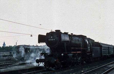 12.10.1974 im Heimat Bf. Crailsheim