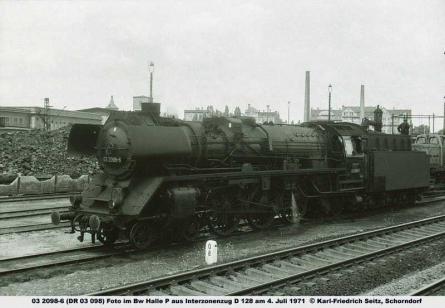 04.07.1971 im Bw Halle P