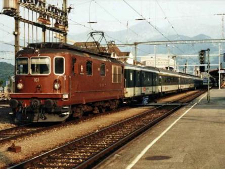 26.07.1995 Bahnhof Spiez