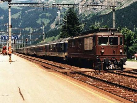 19.07.1995 Bahnhof Kandersteg