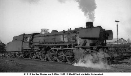 02.03.1968 im Bw Rheine