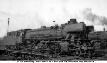 02.03.1968 im Bw Rheine