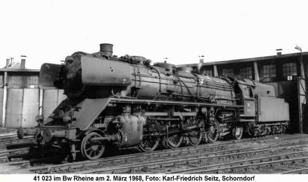 02.03.1968 im Bw Rheine