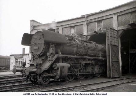 07.09.1968 im Bw Altenburg