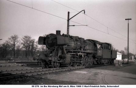 08.03.1966 im Bw Nürnberg Rbf