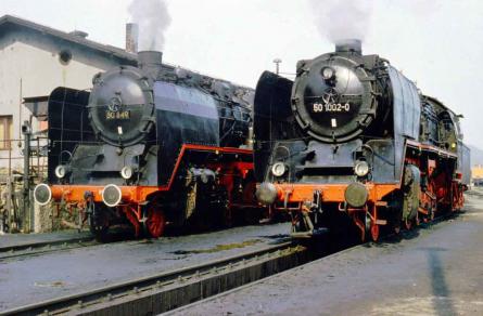 Mai 1985 im Bw Nossen