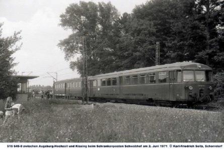 02.06.1971 beim Schrankenposten Schwabhof