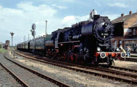 Juni 1990 mit Traditionszug in Pretzsch