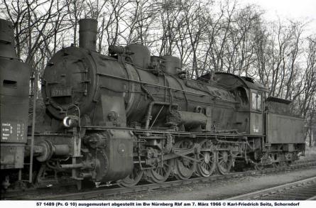 07.03.1966 im Bw Nürnberg Rbf 