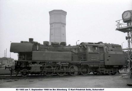 07.09.1968 im Bw Altenburg