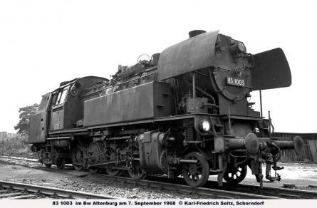 07.09.1968 im Bw Altenburg (Sachsen)