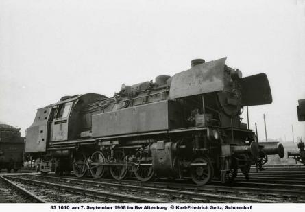07.09.1968 im Bw Altenburg