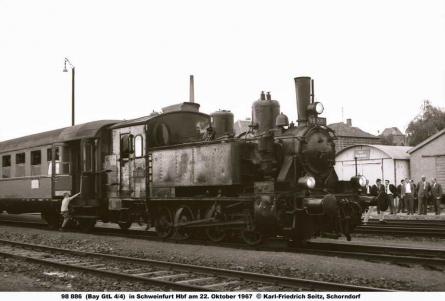 22.10.1967 in Schweinfurt Hbf